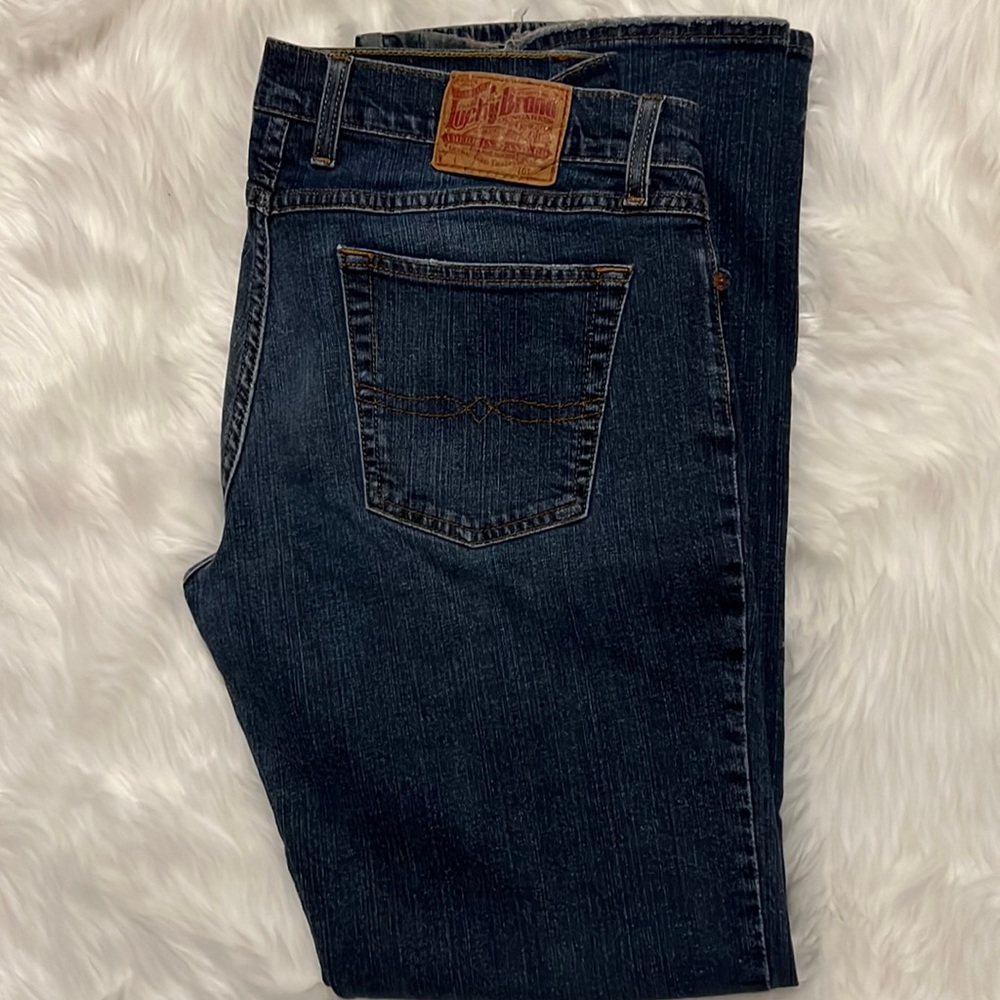 Lucky brand denim made rise flare regular length size 12/31